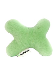 Игрушка для собак Zoobaloo Тканевая кость, шуршащая, ментоловая, 15 см