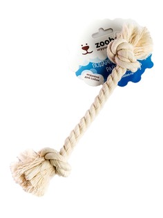 Игрушка для малых собак грейфер Zoobaloo из каната, 21 см