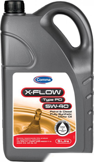 Моторное масло COMMA X-flow type PD 5W40 5л. XFPD5L