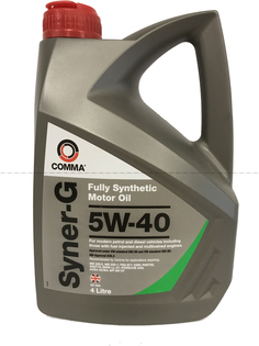 Моторное масло COMMA Syner-G 5W40 4л. SYN4L