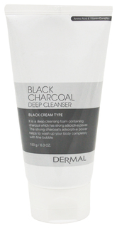 Пенка для умывания Dermal Black Charcoal Deep Cleancer 150 мл