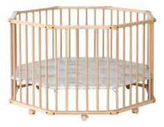 Манеж детский Geuther Octo-Parc 113х113 натуральный 04