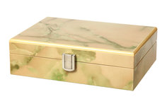 Деревянная шкатулка для украшений KPW-6177R бежевый Ismat Decor