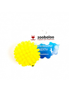 Игрушка для собак Zoobaloo Еж резиновый с пищалкой маленький 5 см, 12 шт.