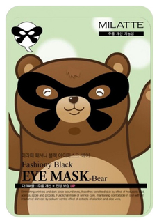 Маска для глаз Milatte Fashiony Black Eye Mask Bear 10 мл