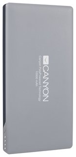 Внешний аккумулятор Canyon CNS-TPBP10DG 10000 мАч Серый