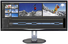 Монитор Philips BDM3470UP/00 черный BDM3470UP/00