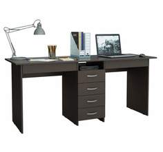 Стол компьютерный для двоих с ящиками МФ Мастер Тандем-2Я 60x174,8x75, венге Mf Master