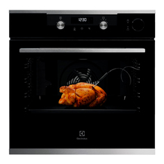 Встраиваемый электрический духовой шкаф Electrolux OKC6H41X Black