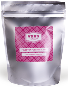 Чай фруктовый Vkus лесные ягоды в пирамидках на чайник 20 пакетиков