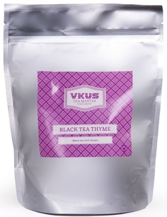 Чай черный Vkus в пирамидках на чайник с чабрецом 20 пакетиков