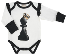 Боди детский Lucky Child 29-191Д серый р. 62-68