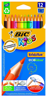 Карандаши цветные Bic Evolution 12 цветов