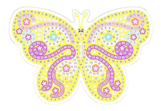 Мозаика Color Kit Желтая бабочка