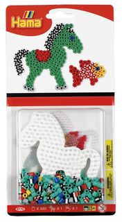 Набор для термомозаики пони, 350 бусин, блистер Hama 4173
