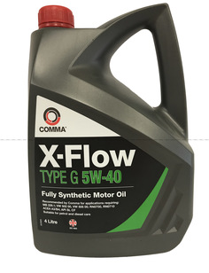 Моторное масло COMMA X-flow type G 5W40 4л. XFG4L