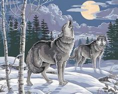 Картина по номерам ТМ Цветной "Ночные охотники", 40x50 см