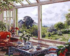 Картина по номерам ТМ Цветной "Воскресное утро", 40x50 см