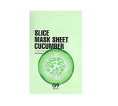 Маска-слайс для лица тканевая успокаивающая G9 Slice Mask Sheet - Cucumber 10мл Berrisom