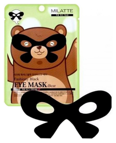 Маска для глаз Milatte Fashiony Black Eye Mask-Bear 10 г