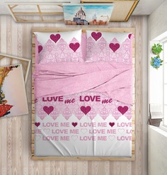 Комплект постельного белья Love Me евро