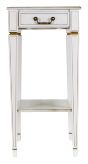 Консоль мебельная МЕБЕЛИК Васко В 46Н Белый ясень/золото