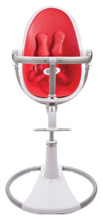 Стульчик для кормления Bloom Fresco Chrome White white, красный