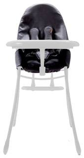 Стульчик для кормления Bloom Nano белая рама, серая змея