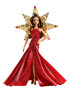 Коллекционная кукла Barbie Праздничная в красном платье
