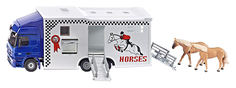 Спецтехника Siku Перевозчик Mercedes-Benz Actros для лошадей 1942