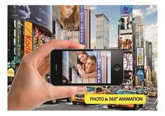 Пазл ravensburger «утро на таймс-сквер», с видео-анимацией 1000 элем.