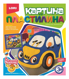 Набор для лепки из пластилина LORI Веселый автомобиль
