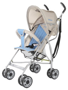 Коляска-трость Baby Care Hola Light Grey, Blue