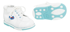 Ботинки детские Таши Орто с логотипом на шнурках белые 18 размер