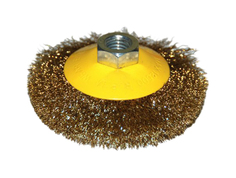 Щетка д/УШМ М14/100мм выгнутая сталь прям 51561 Энкор