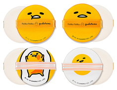 Спонж для макияжа Holika Holika Gudetama Chop Chop Cushion Puff Set 4 шт
