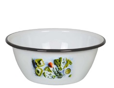Миска эмалиованная ТМ Appetite Свежая зелень 0,8л 1с5с_2