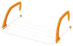 Сушилка для белья напольная Рыжий Кот 311608 Белый, оранжевый