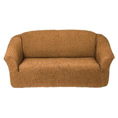 комплект чехлов Karbeltex Комфорт на 3-х местный диван без оборки, цвет горчичный