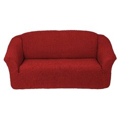 комплект чехлов Karbeltex Комфорт на 3-х местный диван без оборки, цвет терракотовый