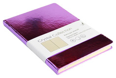 Записная книжка "Crystal Collection" А5, 96 листов, блестящая лиловая Канц Эксмо