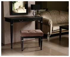 Консоль мебельная МЕБЕЛИК Васко В 90Н Венге/серебро