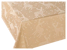 Скатерть Peyer Narvik Hirsch 130x220 см Золотой