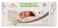 Салфетки влажные детские Mommy Care Biodegradable Organic Baby Wipes органические 24 шт