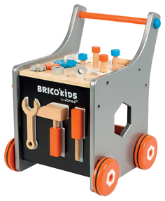 Деревянная игрушка Janod Тележка-каталка Bricokids