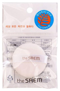 Косметический спонж The Saem Poly cotton puff 1 шт