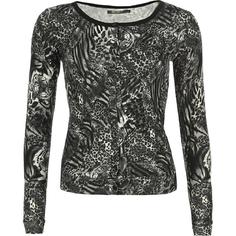 Кардиган женский ALCOTT черный/ белый L