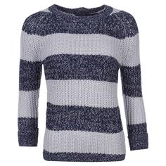 Свитер женский ALCOTT синий/ белый M