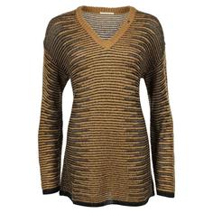 Свитер женский Gas черный/ желтый L