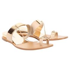 Шлепанцы женские Just Couture бежевые 40 RU